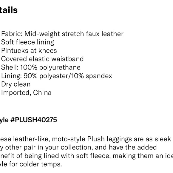 Plush Legging - Picture 9 of 11